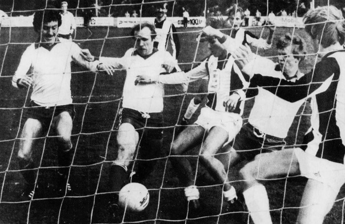 Knut Igesund og Paul Kurt Nerland mot Skarbøvik 1983