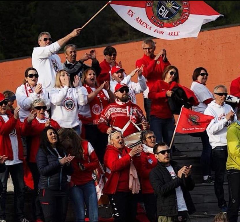 Supportere på Havila Stadion